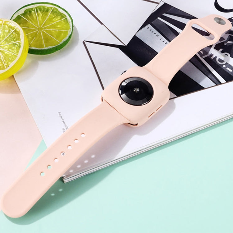 矽膠替換錶帶+錶殼保護套裝，適用於Apple Watch Series 9 / 8 / 7 41mm，適用於Apple Watch Series 9 / 8 / 7 45mm