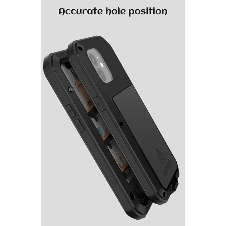 LOVE MEI Metal Shockproof Waterproof Dustproof Protective Case, For iPhone 12 mini, For iPhone 12