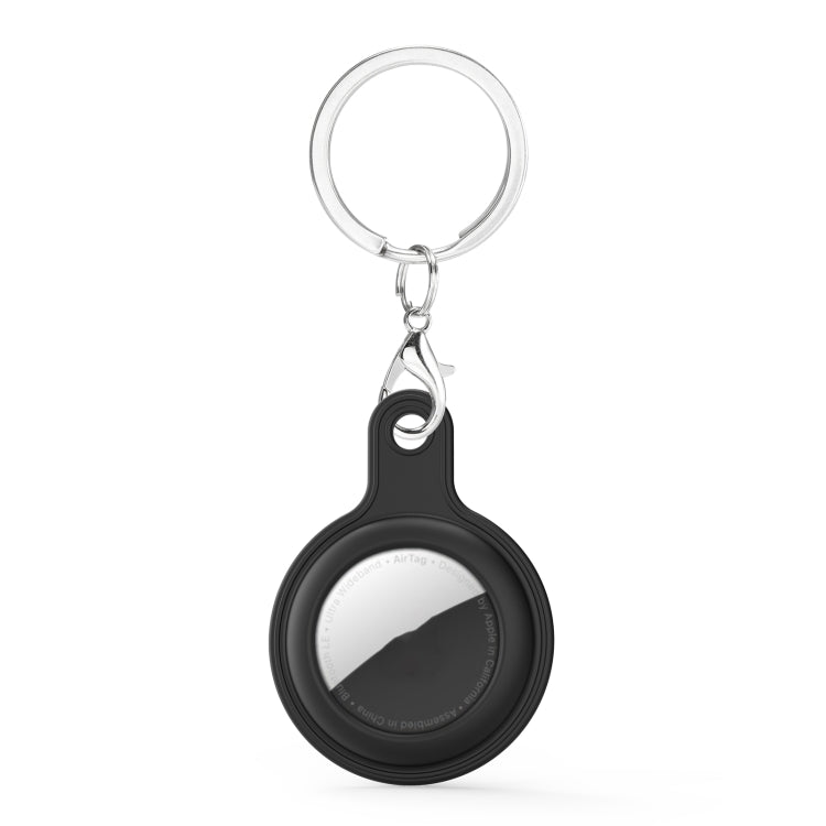 凝膠皮革保護殼，帶可切換鑰匙圈，適用AirTag第二代 / AirTag第一代