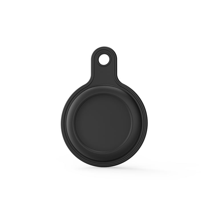 凝膠皮革保護殼，帶可切換鑰匙圈，適用AirTag第二代 / AirTag第一代