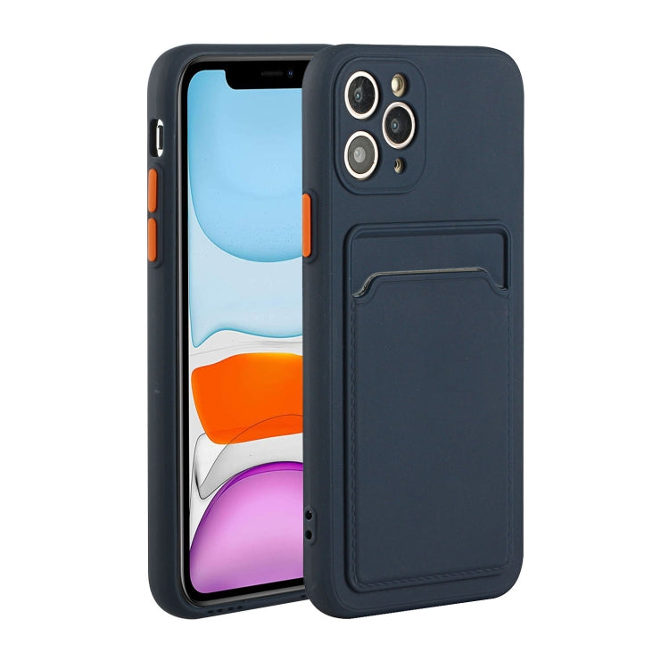 Card Slot Design Shockproof TPU Protective Case, For iPhone 11 Pro Max, For iPhone 12 mini, For iPhone 12, For iPhone 12 Pro