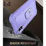 PC + Rubber 3-layers Shockproof Protective Case with Rotating Holder, For iPhone XS / X, For iPhone XR, For iPhone XS Max