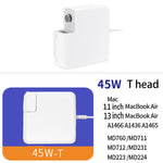 A1436 45W 14.85V 3.05A 5 針 MagSafe 2 電源適配器，適用於 MacBook，線長：1.6m，45W 澳規插頭，45W 歐規插頭，45W 英規插頭