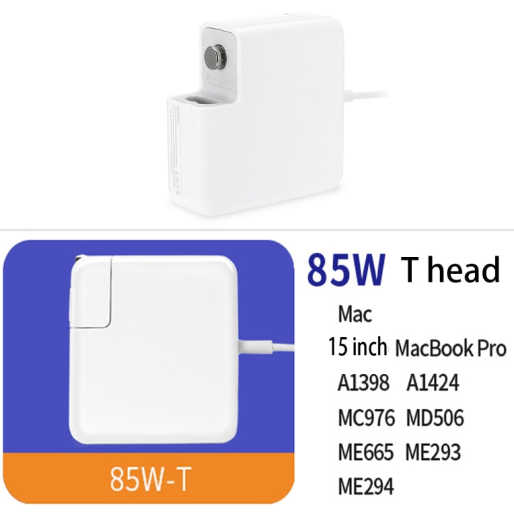 A1424 85W 20V 4.25A 5 針 MagSafe 2 電源適配器，適用於 MacBook，線長：1.6m，85W 英規插頭，85W 澳規插頭，85W 歐規插頭