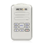 RETEVIS RT20 2W 400-470MHz 16頻道迷你FM收音機雙向無線電對講機，RT20，美規插頭，RT20，歐規插頭