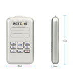 RETEVIS RT20 2W 400-470MHz 16頻道迷你FM收音機雙向無線電對講機，RT20，美規插頭，RT20，歐規插頭