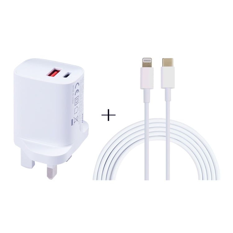 20W USB-C / Type-C + USB埠充電器，附100W Type-C轉8 Pin快充線，1米Type-C轉8 Pin，英規插頭，1米Type-C轉8 Pin，美規插頭，1米Type-C轉8 Pin，歐規插頭，2米Type-C轉8 Pin，英規插頭，2米Type-C轉8 Pin，美規插頭