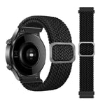 可調節尼龍編織彈性替換錶帶，適用於 Samsung Galaxy Watch Active2 40mm，適用於 Samsung Galaxy Watch Active，適用於 Samsung Galaxy Watch Active2 44mm