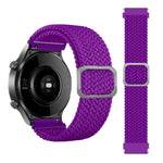 可調節尼龍編織彈性替換錶帶，適用於 Samsung Galaxy Watch Active2 40mm，適用於 Samsung Galaxy Watch Active，適用於 Samsung Galaxy Watch Active2 44mm