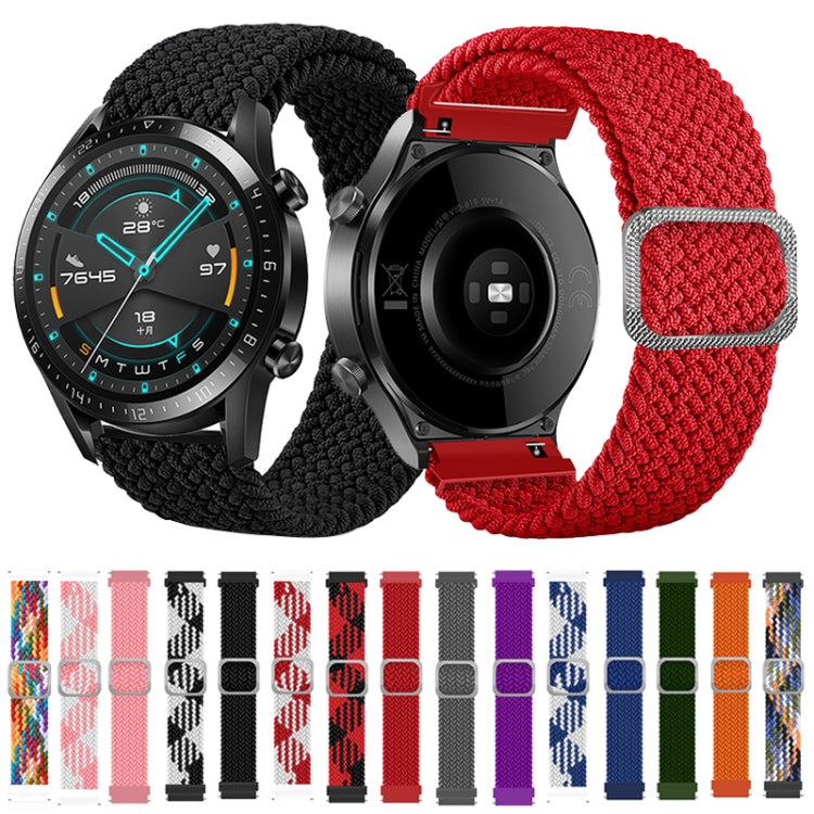 可調節尼龍編織彈性替換錶帶，適用於 Samsung Galaxy Watch Active2 40mm，適用於 Samsung Galaxy Watch Active，適用於 Samsung Galaxy Watch Active2 44mm