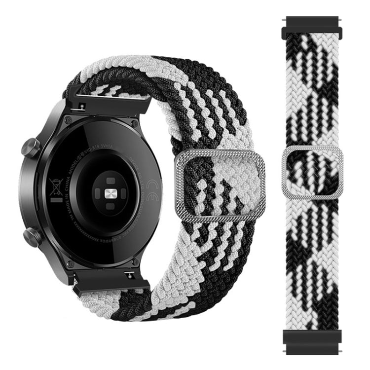 可調節尼龍編織彈性替換錶帶，適用於 Samsung Galaxy Watch Active2 40mm，適用於 Samsung Galaxy Watch Active，適用於 Samsung Galaxy Watch Active2 44mm