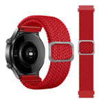可調節尼龍編織彈性替換錶帶，適用於 Samsung Galaxy Watch Active2 40mm，適用於 Samsung Galaxy Watch Active，適用於 Samsung Galaxy Watch Active2 44mm