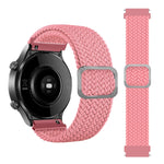 可調節尼龍編織彈性替換錶帶，適用於 Samsung Galaxy Watch 42mm，適用於 Samsung Galaxy Watch 46mm，適用於 Samsung Galaxy Watch 3 41mm
