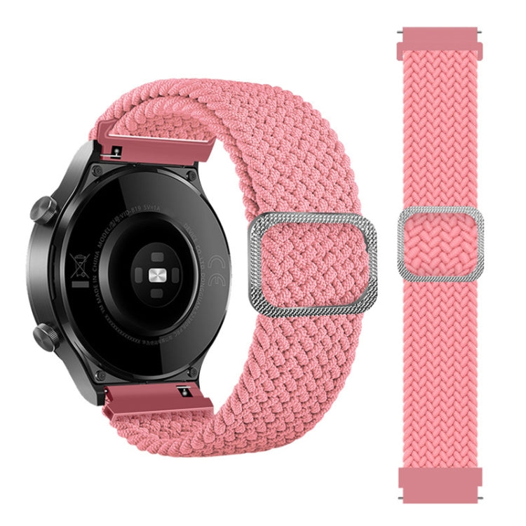 可調節尼龍編織彈性替換錶帶，適用於 Samsung Galaxy Watch 42mm，適用於 Samsung Galaxy Watch 46mm，適用於 Samsung Galaxy Watch 3 41mm