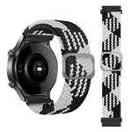 可調節尼龍編織彈性替換錶帶，適用於 Samsung Galaxy Watch 42mm，適用於 Samsung Galaxy Watch 46mm，適用於 Samsung Galaxy Watch 3 41mm