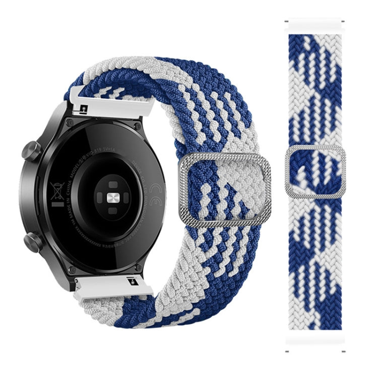 可調節尼龍編織彈性替換錶帶，適用於 Samsung Galaxy Watch 42mm，適用於 Samsung Galaxy Watch 46mm，適用於 Samsung Galaxy Watch 3 41mm