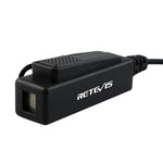 RETEVIS R-1M21 兩線大按鍵聲管耳機麥克風 適用 Motorola XPR6000/XPR6550/DP4800/DP4801，R-1M21