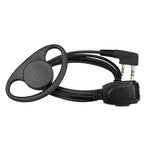 RETEVIS RE-3224 K 2 針 D 型耳掛式耳機麥克風 適用 H777/RT21/RT22/RT24/RT1/RT3/RT81，RE-3224