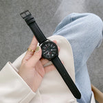 縫線荔枝紋皮革替換錶帶，適用於 Samsung Galaxy Watch 42mm，Samsung Galaxy Watch 46mm，Samsung Galaxy Watch 3 41mm，Samsung Galaxy Watch 3 45mm，Samsung Galaxy Watch Active2 40mm