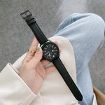 縫線荔枝紋皮革替換錶帶，適用於 Samsung Galaxy Watch Active2 44mm，適用於 Samsung Galaxy Watch Active