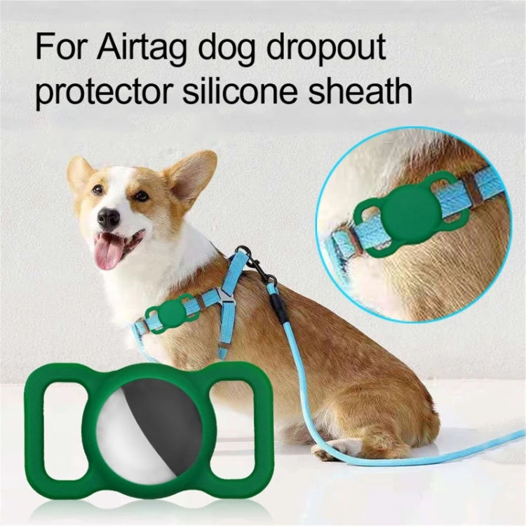 防震防刮矽膠保護套，款式：動物，適用於 AirTag