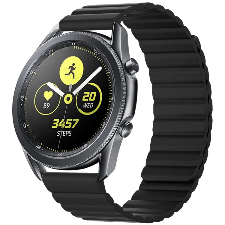 Universal Silicone Magnetic Replacement Strap Watchband, 20mm, 22mm, 20mm For Samsung Smart Watch, 22mm For Samsung Smart Watch