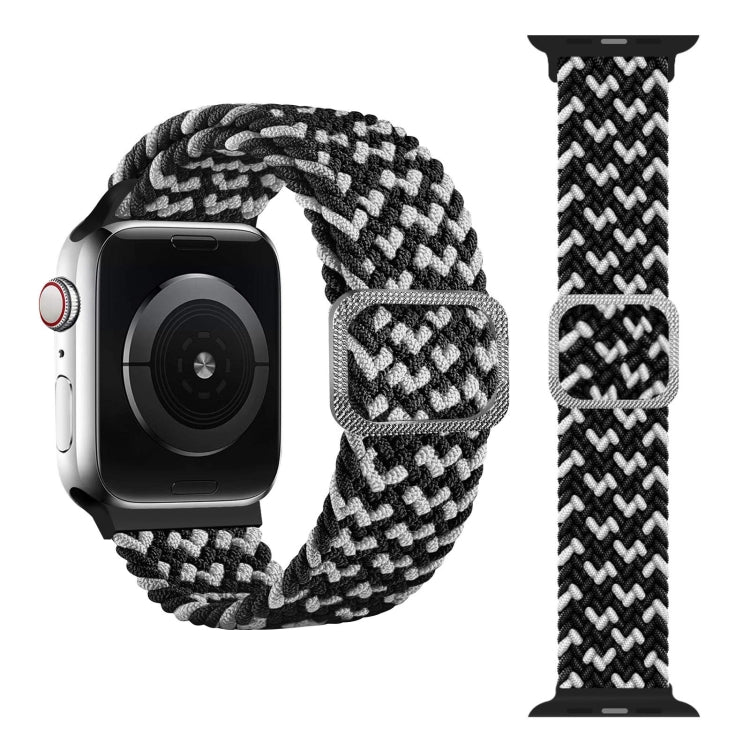 扣式編織彈性錶帶，適用於 Apple Watch Series 9&8&7 41mm / SE 3&SE 2&6&SE&5&4 40mm / 3&2&1 38mm（彩虹色），適用於 Apple Watch Series 8&7 41mm / SE 2&6&SE&5&4 40mm / 3&2&1 38mm