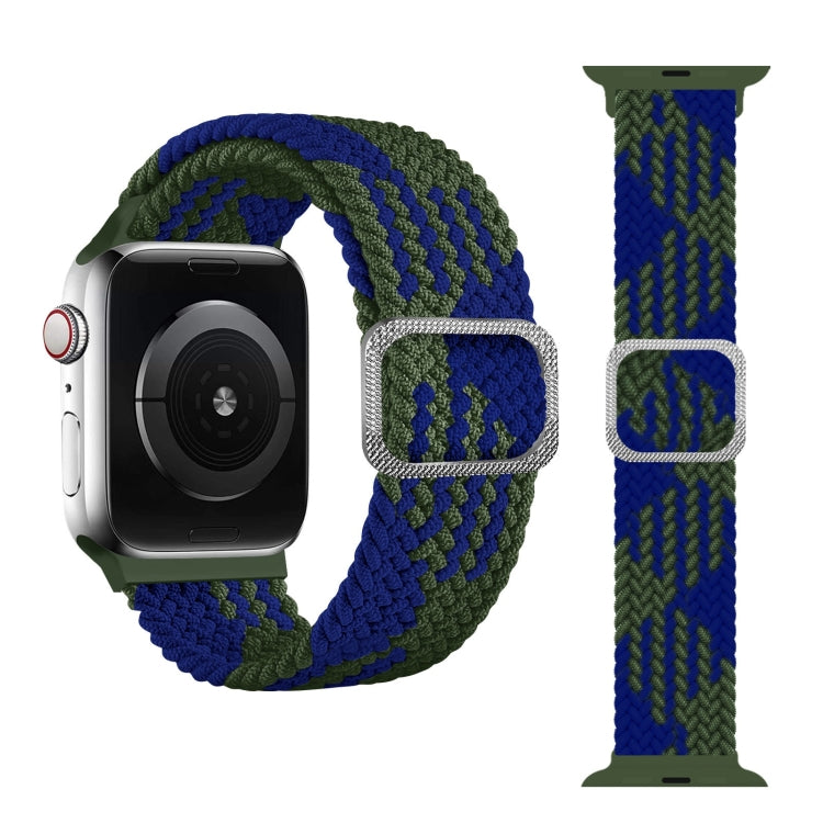 扣式編織彈性錶帶，適用於 Apple Watch Series 9&8&7 41mm / SE 3&SE 2&6&SE&5&4 40mm / 3&2&1 38mm（彩虹色），適用於 Apple Watch Series 8&7 41mm / SE 2&6&SE&5&4 40mm / 3&2&1 38mm