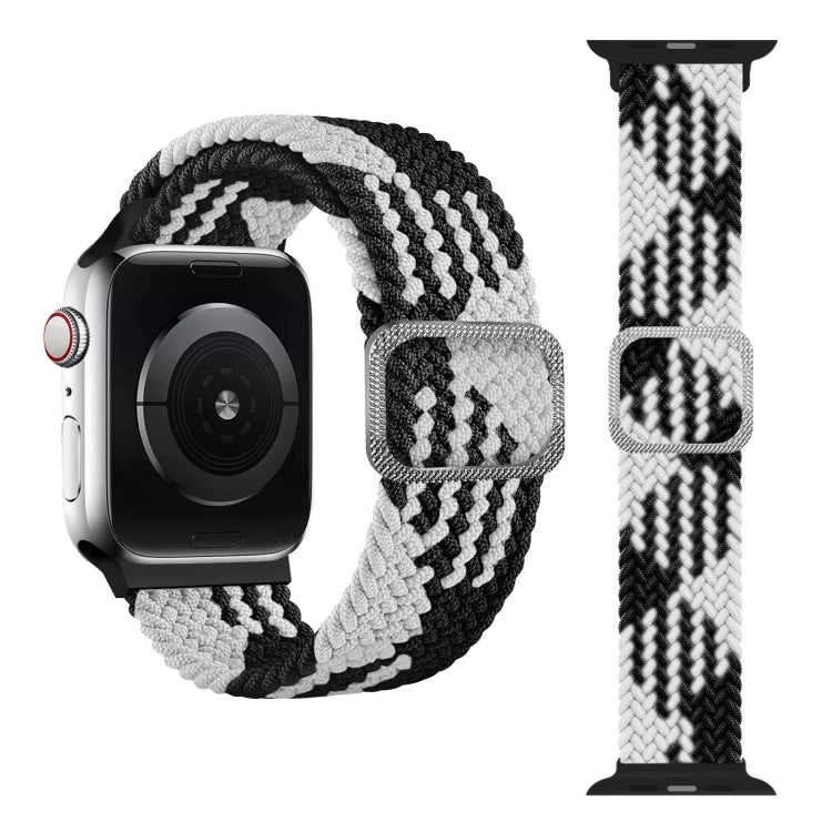 扣式編織彈性錶帶，適用於 Apple Watch Series 9&8&7 41mm / SE 3&SE 2&6&SE&5&4 40mm / 3&2&1 38mm（彩虹色），適用於 Apple Watch Series 8&7 41mm / SE 2&6&SE&5&4 40mm / 3&2&1 38mm