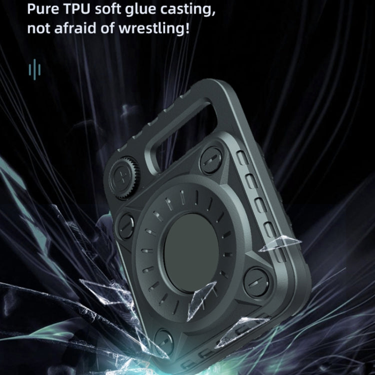 防刮防震 TPU 保護套附鑰匙圈掛勾，朋克裝甲風格