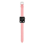 14mm 薄款真皮錶帶，適用於 Apple Watch Series，7 45mm / 6 & SE & 5 & 4 44mm / 3 & 2 & 1 42mm，7 41mm / 6 & SE & 5 & 4 40mm / 3 & 2 & 1 38mm