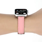 14mm 薄款真皮錶帶，適用於 Apple Watch Series，7 45mm / 6 & SE & 5 & 4 44mm / 3 & 2 & 1 42mm，7 41mm / 6 & SE & 5 & 4 40mm / 3 & 2 & 1 38mm