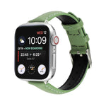 14mm 薄款真皮錶帶，適用於 Apple Watch Series，7 45mm / 6 & SE & 5 & 4 44mm / 3 & 2 & 1 42mm，7 41mm / 6 & SE & 5 & 4 40mm / 3 & 2 & 1 38mm
