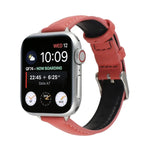 14mm 薄款真皮錶帶，適用於 Apple Watch Series，7 45mm / 6 & SE & 5 & 4 44mm / 3 & 2 & 1 42mm，7 41mm / 6 & SE & 5 & 4 40mm / 3 & 2 & 1 38mm