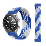 適用於 Samsung Galaxy Watch 42mm 可調節尼龍編織彈性替換錶帶，125mm、135mm、145mm、155mm