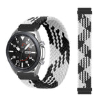 適用於 Samsung Galaxy Watch 42mm 可調節尼龍編織彈性替換錶帶，125mm、135mm、145mm、155mm