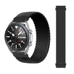 適用於Samsung Galaxy Watch 46mm可調節尼龍編織彈性替換錶帶，125mm，135mm，145mm，155mm