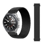 適用於 Samsung Galaxy Watch 46mm 可調節尼龍編織彈性替換錶帶，165mm