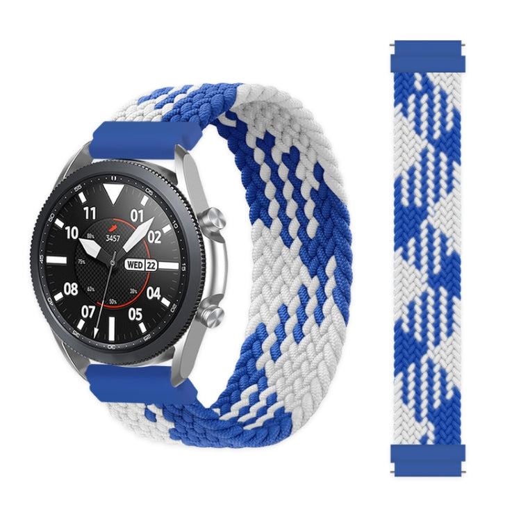 適用於Samsung Galaxy Watch Active / Active2 40mm / Active2 44mm可調節尼龍編織彈性替換錶帶，125mm，135mm，145mm，155mm