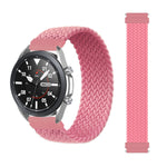 適用於Samsung Galaxy Watch Active / Active2 40mm / Active2 44mm可調節尼龍編織彈性替換錶帶，125mm，135mm，145mm，155mm