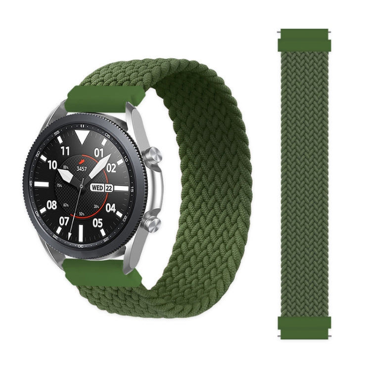 適用於Samsung Galaxy Watch Active / Active2 40mm / Active2 44mm可調節尼龍編織彈性替換錶帶，125mm，135mm，145mm，155mm
