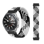 適用於 Samsung Galaxy Watch Active / Active2 40mm / Active2 44mm 可調節尼龍編織彈性替換錶帶，165mm