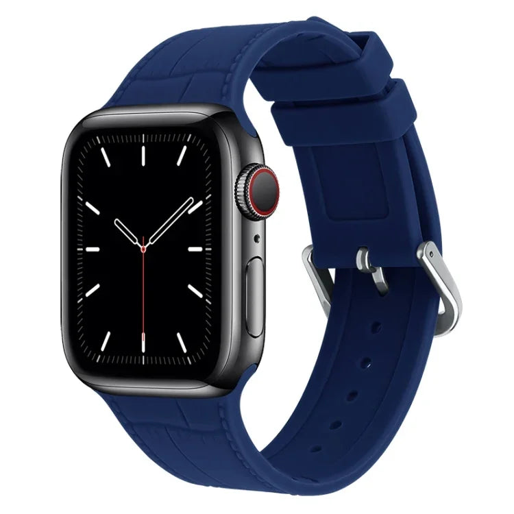 Bamboo Joint Silicone Replacement Strap Watchband, For Apple Watch Series 7  41mm / & 6 & SE & 5 & 4 40mm, For Apple Watch Series  7  45mm / & 6 & SE & 5 & 4 44mm