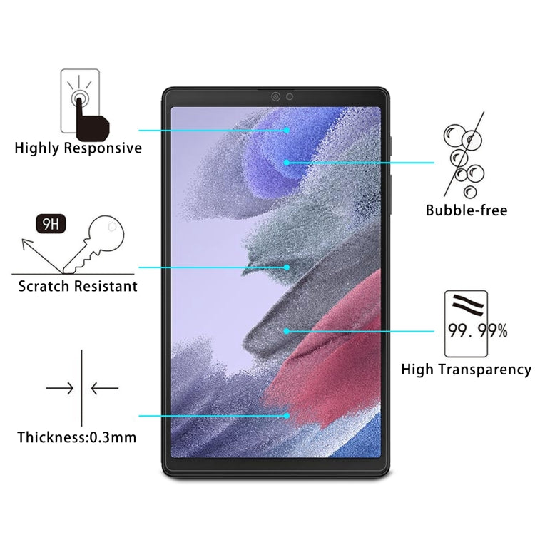 全螢幕高清 PET 螢幕保護貼，適用於 Samsung Galaxy Tab A7 Lite（1 片），適用於 Samsung Galaxy Tab S7 FE（1 片）