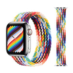 金屬頭編織尼龍替換錶帶，尺寸：XS 135mm，適用於 Apple Watch Series 6 & SE & 5 & 4 44mm / 3 & 2 & 1 42mm，XS 135mm 44mm / 42mm