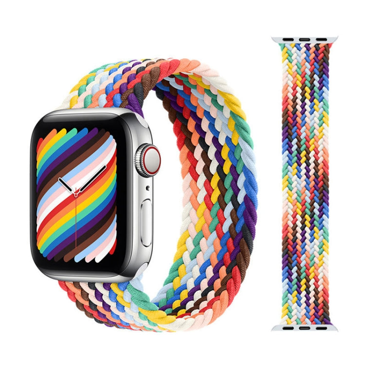 金屬頭編織尼龍替換錶帶，尺寸：XS 135mm，適用於 Apple Watch Series 6 & SE & 5 & 4 44mm / 3 & 2 & 1 42mm，XS 135mm 44mm / 42mm
