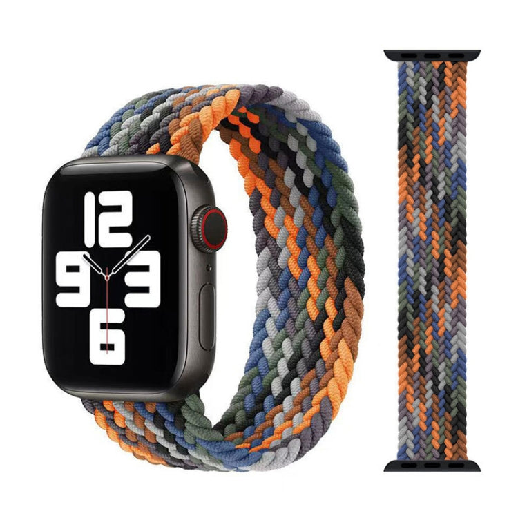 金屬頭編織尼龍替換錶帶，尺寸：XS 135mm，適用於 Apple Watch Series 6 & SE & 5 & 4 44mm / 3 & 2 & 1 42mm，XS 135mm 44mm / 42mm