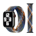 金屬頭編織尼龍替換錶帶，尺寸：XS 135mm，適用於 Apple Watch Series 6 & SE & 5 & 4 44mm / 3 & 2 & 1 42mm，XS 135mm 44mm / 42mm