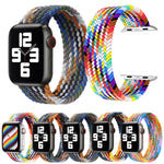 金屬頭編織尼龍替換錶帶，尺寸：XS 135mm，適用於 Apple Watch Series 6 & SE & 5 & 4 44mm / 3 & 2 & 1 42mm，XS 135mm 44mm / 42mm