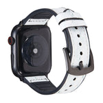 鴕鳥紋理皮革替換錶帶 適用於 Apple Watch Series，7 45mm / 6 & SE & 5 & 4 44mm / 3 & 2 & 1 42mm，7 41mm / 6 & SE & 5 & 4 40mm / 3 & 2 & 1 38mm